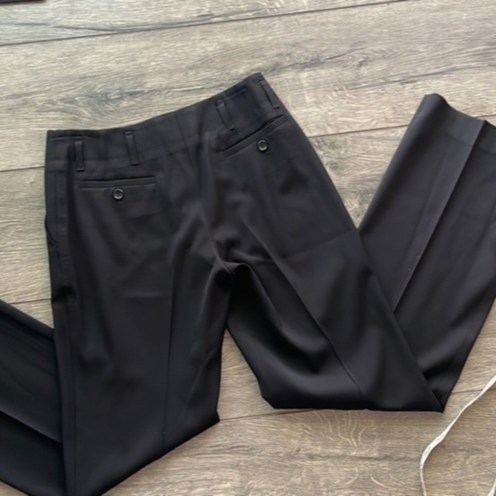 ESCADA pants trousers size 34 or 4 or XS black career Pleated - Picture 1 of 13